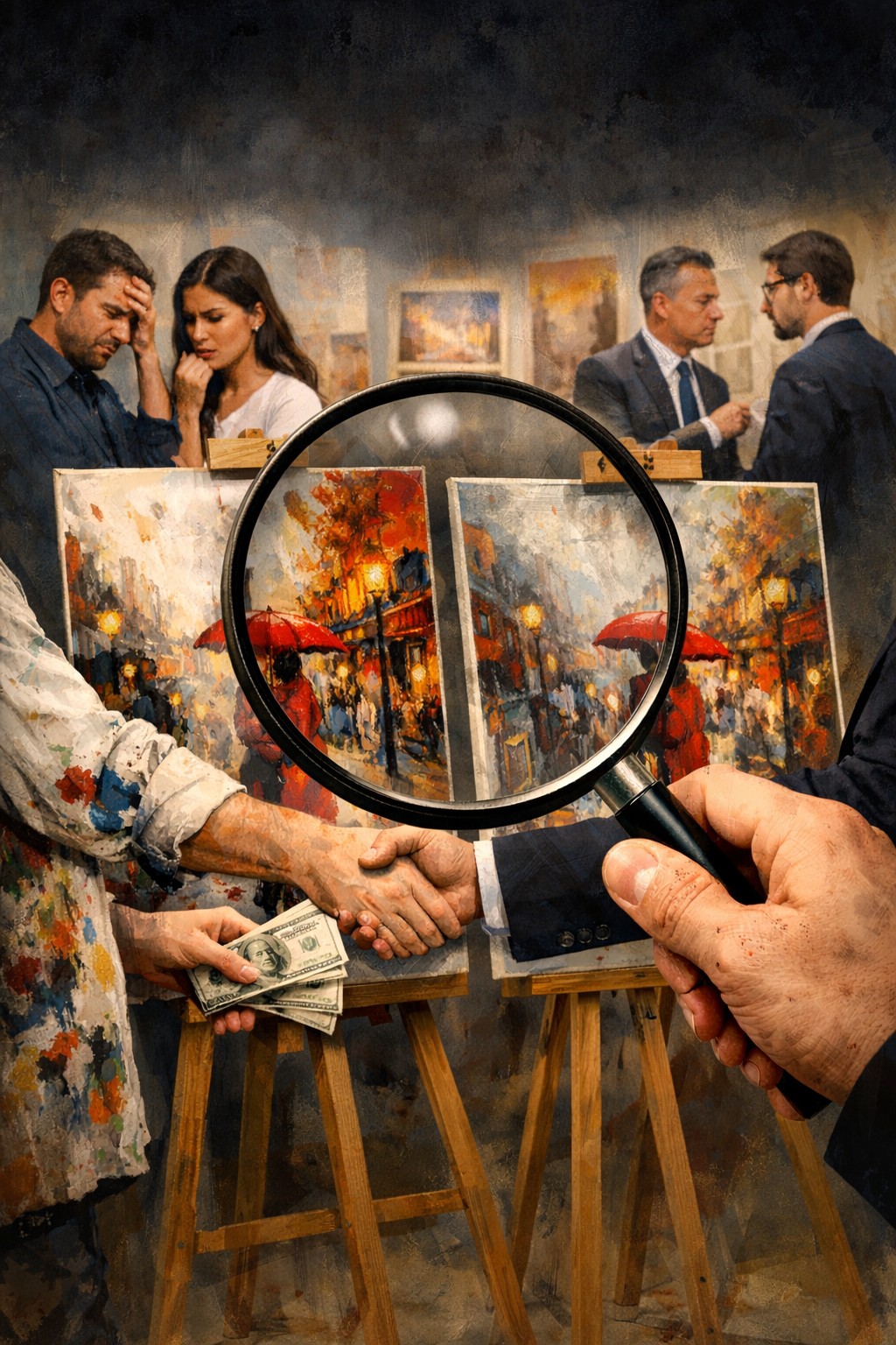 Imagen de Fraude de copias en mercado impresionista